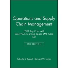 Operations and Supply Chain Management 9e Epub Reg Card with Wileyplus Learning Space Lms Card Set Paperback, Wiley
