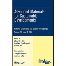 Advanced Materials for Sustainable Developments Hardcover, Wiley-American Ceramic Society