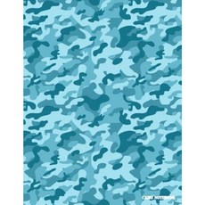 Camo Notebook: Sapphire Blue Camouflage 144 Pages Paperback, Createspace Independent Publishing Platform