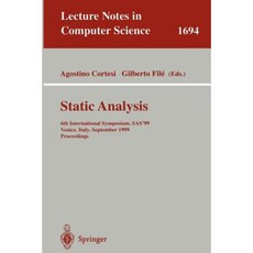 靜態分析：第 6 屆 SAS'99 國際研討會，義大利，1999 年 9 月 22-24 日，平裝本, 施普林格
