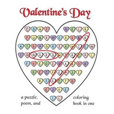 Valentine's Day Word Search: A Puzzle Poem and Coloring Book in One Hardcover, Puzzle Color