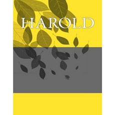 Harold: Personalized Journals - Write in Books - Blank Books You Can Write in Paperback, Createspace Independent Publishing Platform