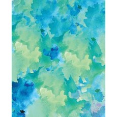Sketchbook: Blue Green Abstract 8x10 - Blank Journal No Lines - Unlined Unruled Pages Paperback, Createspace Independent Publishing Platform