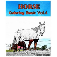 馬：著色書（第 4 卷）：素描著色書平裝本, Createspace獨立發布平台