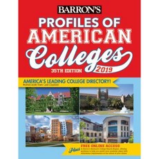 Profiles of American Colleges 2019 Paperback, Barron's Educational Series