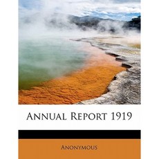 Annual Report 1919 Paperback, BiblioLife