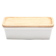 ACACIA 白色奶油收納盒, 1個