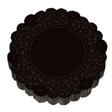 DONNA&DECO 桌巾紙 8.8cm, 黑色的, 250件