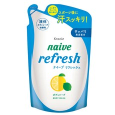 크라시에 나이브 바디솝 리프레시 리필용 상쿰한 자몽 앤 라임 향, 380ml, 1개