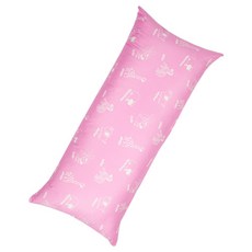 Ein Haus 動物圖案長條抱枕, 粉色的