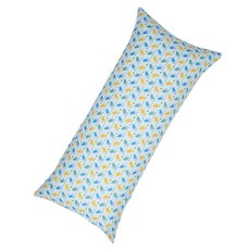 Ein Haus 貓頭鷹圖案長條抱枕, 藍色