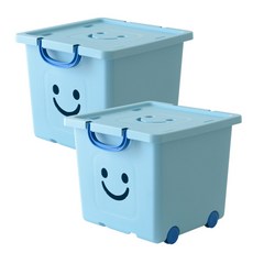 BONOHOUSE 粉彩快樂箱, 2個, 藍色