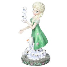 짐슈어 겨울왕국 열기 엘사와 올라프 피규어 4053355, 1개