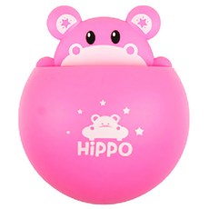 Dm 화장실 귀여운 치약 칫솔 거치대 케이스, 핑크, 1개