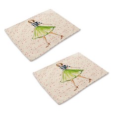 Owliving 時尚女用餐墊 2入, D, 42 x 36 cm, 2個