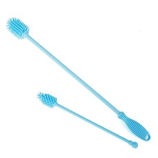 LeBENKUCHEN ALL矽膠奶瓶刷+奶瓶奶嘴刷套組, 天空, 1套