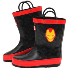 MARVEL 漫威 鋼鐵人兒童橡膠靴 Face Wappen 20001