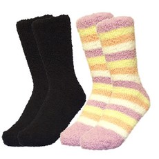 맘바 임산부용 롱 수면양말 2p, 1세트, 블랙, 퍼플ST