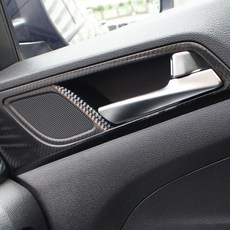 bym All New Tucson TL 碳纖維貼花貼紙 車門把手 3D, 1個, 單一顏色