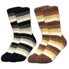 맘바 임산부용 롱 수면양말 2p, 1세트, 블랙ST, 브라운ST