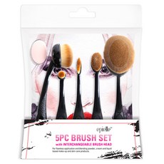 epielle 橢圓刷具5件組, 單一顏色, 1個