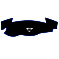 DIACOAT GT Global 天鵝絨防滑儀錶板蓋 現代, All New Tucson(有中央喇叭), 黑色(底色) + 藍色(縫線)