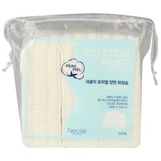 네클라 포피엘 양면 화장솜, 200개입, 1개