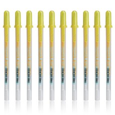 SAKURA Gelly Roll Aqua Lip 中性筆, 黃色(803F), 10入
