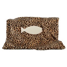 Dr.Mini 고양이 발코니 프레임 해먹 침대, 표범, 1개