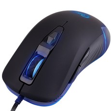 컴스마트 게이밍 사무용 마우스, TT417, 블랙