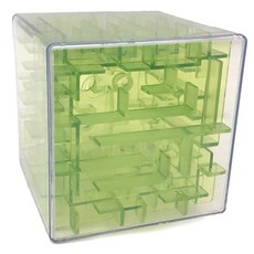 HONGDA 3D 미로볼 큐브 HD003, 혼합 색상, 1개