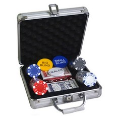 撲克籌碼 100入 組合1, 混色