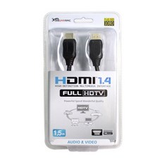 겜맥 HDMI 케이블 1.4 라운드 타입, 1개, 1.5m