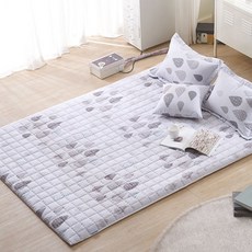 스누즈 칸타타 온수매트 커버, 화이트그레이