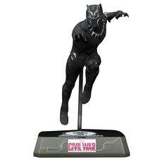 킹아츠 캡틴 아메리카 시빌 워 1/9 블랙 팬서 스태츄 피규어 FFS007, 1개