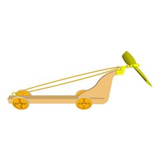 향앤미과학 STEAM 사이언스 레이싱 나무 풍력 자동차 실험세트, 1세트