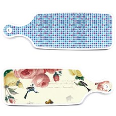 Roem Design 上菜板 PrettyRoses + 藍色磁磚, 混合顏色, 1套