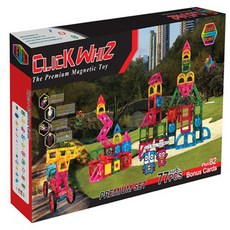 맥킨더 클릭블럭 3D 프리미엄 세트 77피스, 혼합 색상, 1개