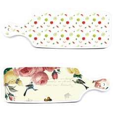 Roem Design 上菜板 PrettyRoses + 蘋果籽, 混合顏色, 1套
