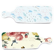 Roem Design 上菜板 PrettyRoses + 紫羅蘭色, 混合顏色, 1套