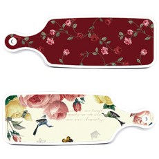 Roem Design 上菜板 PrettyRoses + 玫瑰紅色, 混合顏色, 1套