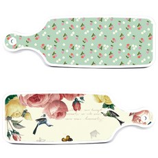 Roem Design 上菜板 PrettyRoses + 秘色櫻桃, 混合顏色, 1套