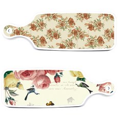 Roem Design 上菜板 PrettyRoses + 杜鵑花, 混合顏色, 1套