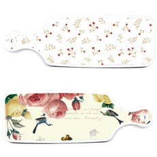 Roem Design 上菜板 PrettyRoses + 長短色花苽, 混合色, 1套