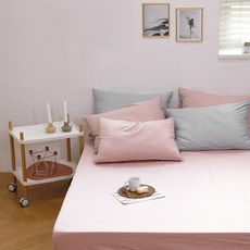 ARPEGGIO BASIC 棉質素色墊套, Rose Red