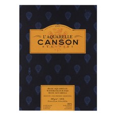 Canthon Heritage水彩本 1面裝訂 中型 專家用素描本, 23 x 31 厘米, 12張
