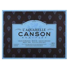 康頌 Heritage 傳承系列水彩畫本 四面封膠 粗紋 專家用素描本, 31 x 41 cm, 20張