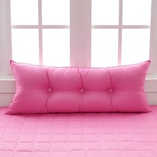 아임리빙 비비드 단추 헤드쿠션, 핫핑크