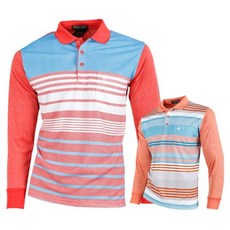 Kings Lady男款Kings格紋長袖高爾夫球襯衫 CTKG2012