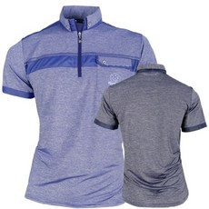 JEAN PIERRE 半拉鍊高爾夫短袖襯衫 CTBA2007